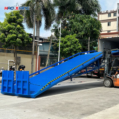 Rampa de acero portátil de carga móvil de 8000 kg
