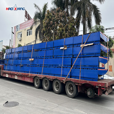 10000 kg Placas hidráulicas de carga en el muelle elevador de carretillas elevadoras de almacenamiento