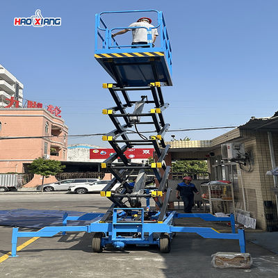 1500 kg Elevador de tijeras móvil hidráulico 16s-132s Elevador aéreo portátil