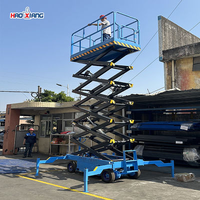 Mini elevador de tijeras móvil para interiores y exteriores 400-3100 kg elevador de tijeras con ruedas