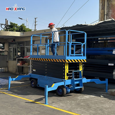 Elevador de plataforma industrial móvil 0.3T Elevador de tijeras eléctricas portátil