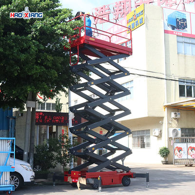 Movable Scissor Lift 300kg-500kg Mobile Scissor Lift Platform For Factories