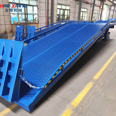 Portable Heavy Duty Loading Ramp 10m Steel Design For 10t Cargo