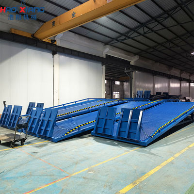 10 Ton 10 Meter Hand Crank Loading Dock Ramp for Heavy Cargo