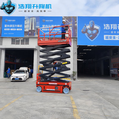 4-6m Self-Propelled Scissor Lift Case Introduction  Could Have Rated Load Capacity Of 0.3-1.5t