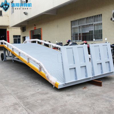 Grey Loading And Unloading Goods Hydraulic Dock Ramp Product Details